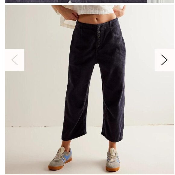 Free People We The Free Osaka Jeans in Black Size 28 NWT - Picture 1 of 9